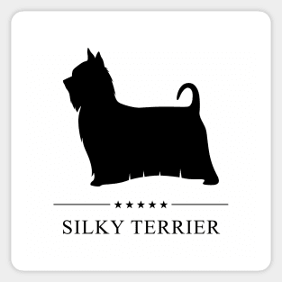 Silky Terrier Black Silhouette Sticker